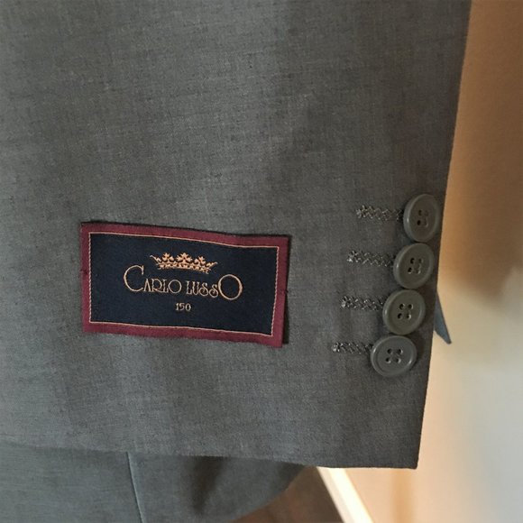 CARLO LUSSO 3-Button Vented "Aldo" Suit Jacket NWT - Picture 4 of 14